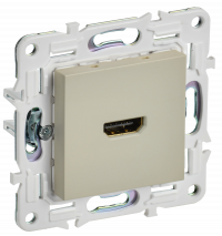 SKANDY Роз. HDMI SK-H01B беж. IEK, SK-H10-K10