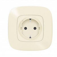 752694 - Valena Allure with NETATMO.Умная розетка 2К+З 16А 230В.Цвет Слоновая кость