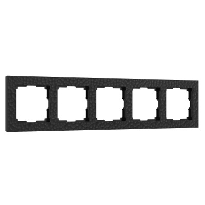 Werkel W0052408/ Рамка на 5 постов Hammer (черный), a052531