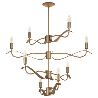 Lightstar 733283 (MD21041-8A) Люстра RAGNO 8х40W E14 ЗОЛОТО (в комплекте)