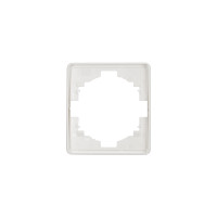 Рамка ROUND 1-постовая перламутр KRANZ, KR-78-0751-1