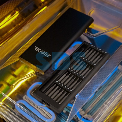 Набор отверток для точных работ RA-03, 25 предметов KRANZ, KR-12-4753