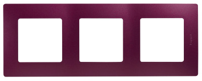 Legrand Рамка 4 поста - Legrand Etika - сливовый, 672563