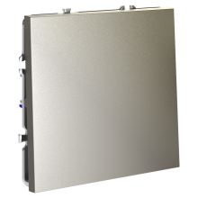 Выключатель встраиваемый VOLTUM S70 одноклавишный 10А, (шелк), VLS010104