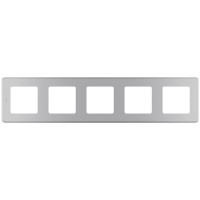 Legrand Рамка 5 постов - Legrand Inspiria - алюминий, 673972