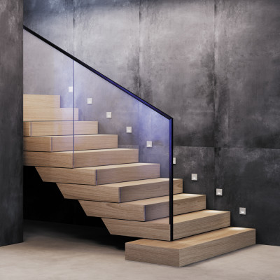 Подсветка светодиодная встраиваемая VOLTUM S70 с датчиком, (шелк), VLS070704