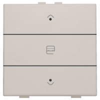 Niko Home Control Серый Кнопка управления двигателем, LED подсветка, 102-52033