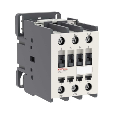 ДКС Магнитный контактор YON DSC032 32A 15кВт AC3 3P кат.220В AC, DSC032-3C00A230