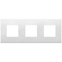 Vimar Накладка CLASSIC на 6 модулей (2+2+2) расстояние между центрами 71мм полярная total look, 19644.B06