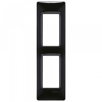 Vimar Накладка на 2 модуля для панелей, черная, 14667.05