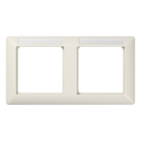 рамка 2-кратная горизонтальная с полем для надписи слоновая кость, AS5820BFINA рамка 2-кратная горизонтальная с полем для надписи слоновая кость, AS5820BFINA