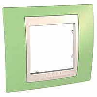 UnicaCh Рамка 1-ная, зелен./беж.