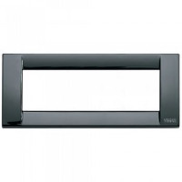 Vimar Накладка для 6 модулей металл черная, 16736.11