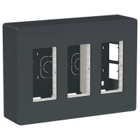 UNICA SYSTEM+ БЛОК открытой установки 3х2 антрацит UNICA SYSTEM+ БЛОК открытой установки 3х2 антрацит