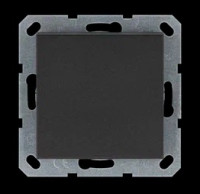 Звонковый механизм 10A 250V~ с накладкой, цвет Антрацит, G3010B, Jasmart Electric