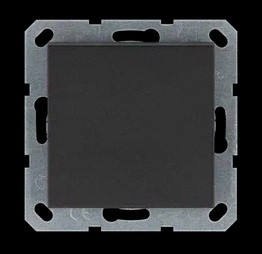 Звонковый механизм механизм 10A 250V с декоративной накладкой, цвет Антрацит, G3010B, Jasmart