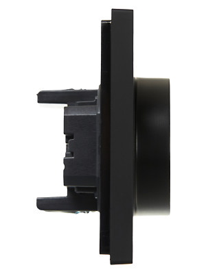 FORTE&PIANO Роз. 2-я с з/к з/ш б/к 16А FP123 чер. IEK, FP-R24-16-1-K02