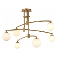 ST LUCE SL1208.302.06 Светильник потолочный ST-Luce Золотистый/Белый G9 6*5W