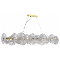 ST LUCE SL1657.213.08 Люстра подвесная ST-Luce Золотистый/Прозрачный E14 8*40W