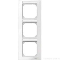 M-Plan Рамка 3-ная вертик. с полем для надписи, полярно-бел.