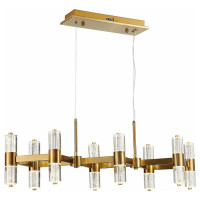 ST LUCE SL6007.203.16 Люстра подвесная ST-Luce Латунь/Прозрачный LED 16*2,5W 4000K