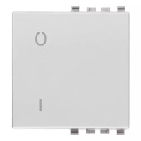 Vimar Клавиша на 2 модуля с символом "O I" ,серебро матовое, 20022.99.N Vimar Клавиша на 2 модуля с символом "O I" ,серебро матовое, 20022.99.N