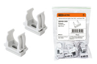 Крепеж-клипса для трубы 25 мм (10шт) - цвет белый TDM Electric, SQ0405-2003