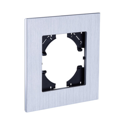 Рамка 1-постовая, серебро Kollinger Reflex AL RA1SR