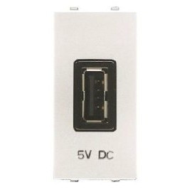 Abb NIE  Механизм USB зарядного устройства, 1М, 2000 мА, 5В, серия Zenit