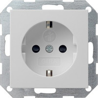 0453015 Gira Розетка с з/к и с затвором (shutter) и символом 0453015 Gira Розетка с з/к и с затвором (shutter) и символом
