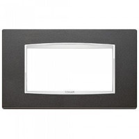 20654.C15 - Vimar Накладка классика для 4 модуля антрацит матовый 20654.C15 - Vimar Накладка классика для 4 модуля антрацит матовый