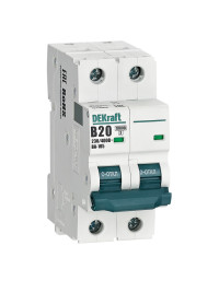 DEKraft Автоматический выключатель ВА105-2P-020A-B