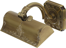 FD1022PPB Fede Светильник для картин (SMALL SHADE) SIENA, Bright Patina