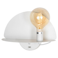 LUSSOLE COZY Бра, цвет основания - белый, 1x40W E27, LSP-8231