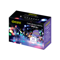 Гирлянда DC-G03-50M, 50 мульт. microLED, 5.1 м., 8 реж., 3xAA, 5047877