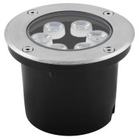 Светильник тротуарный, 6LED, 6400К , 6W, 120*H90mm, внутренний диаметр: 90mm, IP 67, SP4112, Feron 32016