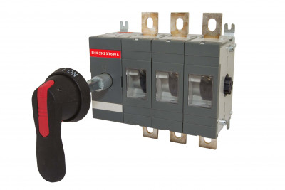 Рубильник ВНК-39-2 3П 630А с выносной фронтальной ручкой управления и переходником 185 мм TDM Electric, SQ0744-0206