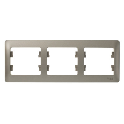 GLOSSA 3-постовая РАМКА, горизонтальная, ТИТАН
