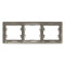 GLOSSA 3-постовая РАМКА, горизонтальная, ТИТАН