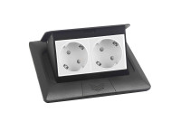 Donel Выдвижной блок 4 мод. антрацит (с уст. набором), DPB4AN Donel Выдвижной блок 4 мод. антрацит (с уст. набором), DPB4AN