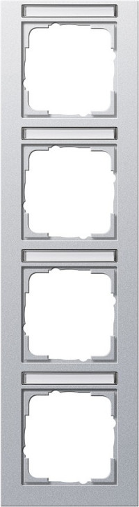 111425 Gira Рамка 4-я вертикальная с полем для надписи