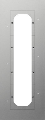 129900 Gira Монтажная плата для плоских домофонов 4-местная