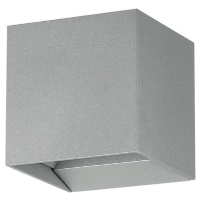 61923 Уличный настен. светодиод. свет-к CALPINO PRO, 2x3,3W, IP 54, 3000K, алюминий/серебряный