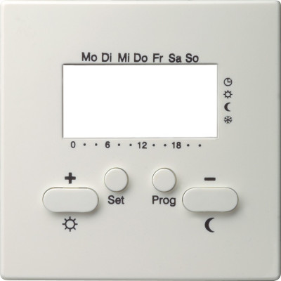 146940 Gira Накладка для регулятора температуры пола с часами