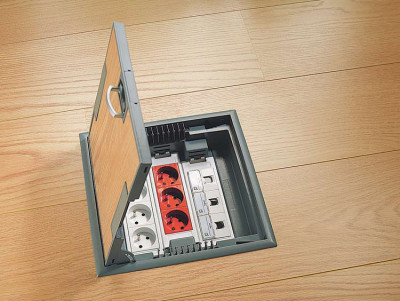 напольная коробка упрощенная с вертикальным размещением эуи 12 мод.