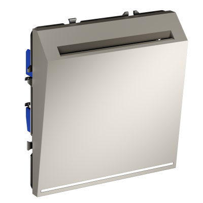 Выключатель встраиваемый VOLTUM S70 карточный 16А, (кашемир), VLS010703