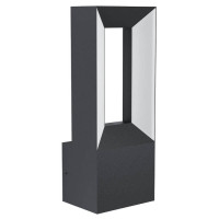 98725 Уличный светод. светильник настенный RIFORANO, 12W(LED), L110, H290, A85, литой алюминий, черн