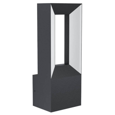 98725 Уличный светод. светильник настенный RIFORANO, 12W(LED), L110, H290, A85, литой алюминий, черн