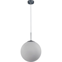 Arte Lamp VOLARE, Подвес, цвет арматуры - ХРОМ, цвет плафона/декора - БЕЛЫЙ, 1х60W E27, A1562SP-1CC