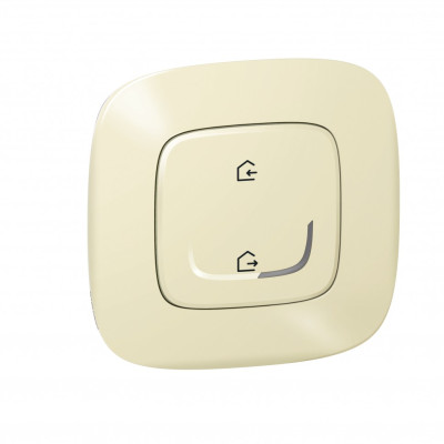 752696 - Valena Allure with NETATMO. Стартовый пакет.  Шлюз WiFi + умная розетка 2К+З 16А 230В + главный беспроводной выключатель "Я дома/Я вне дома". Цвет Слоновая кость